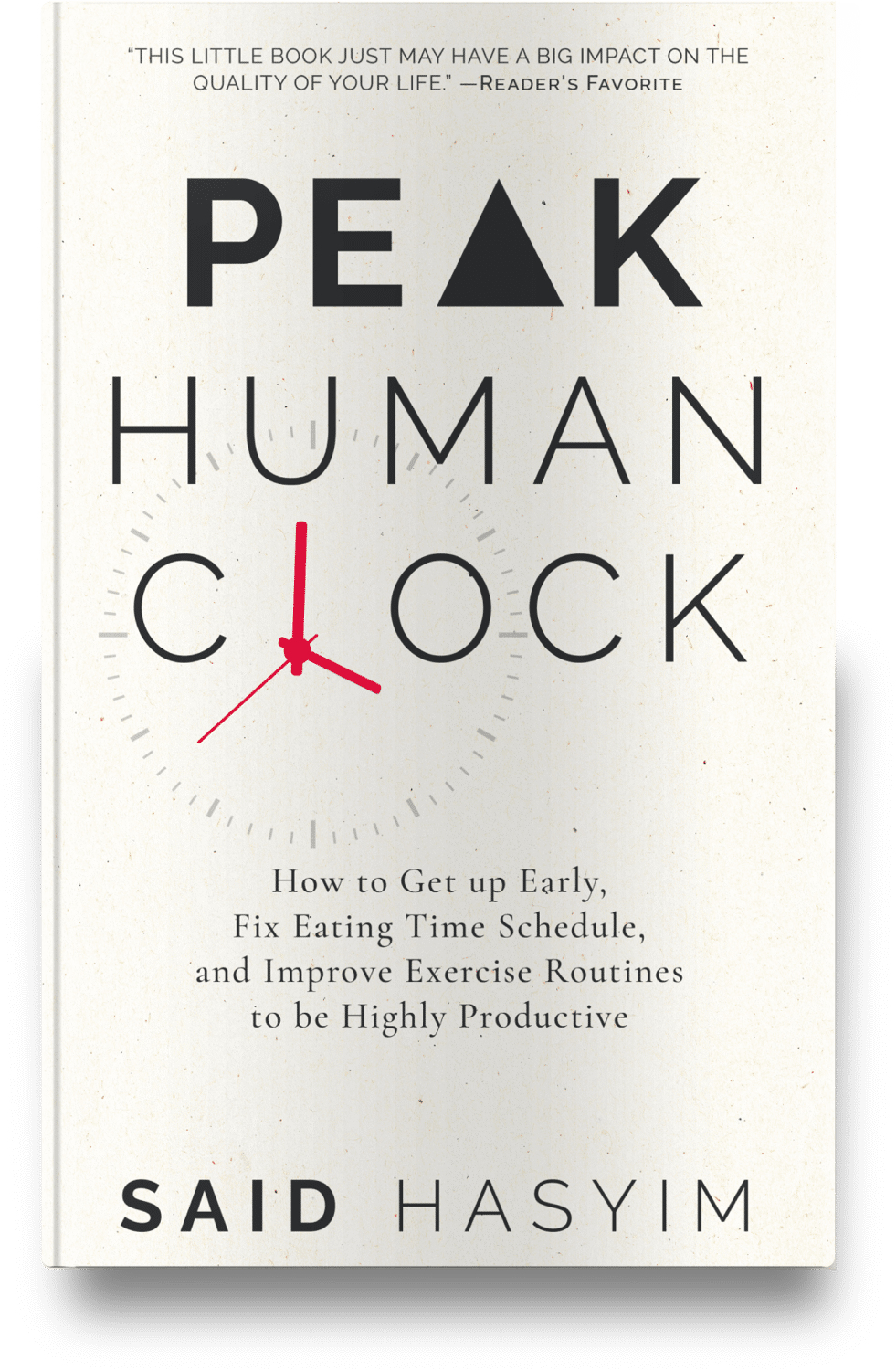 Peak human clock book cover